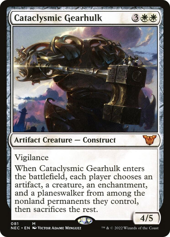 Image for Cataclysmic Gearhulk (81) [Commander: Kamigawa: Neon Dynasty]