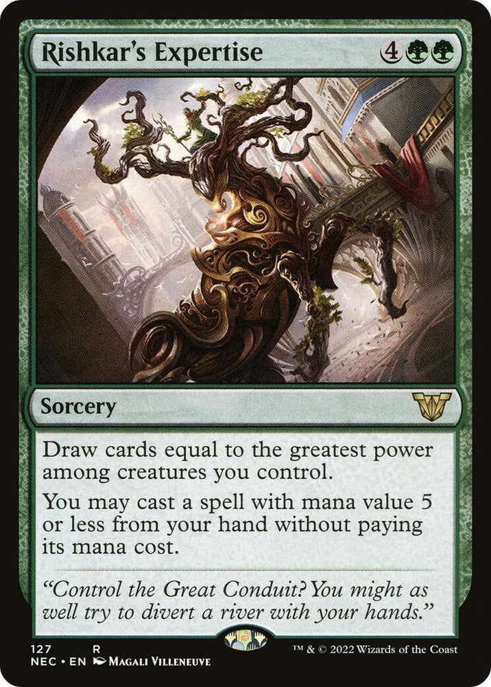 Image for Rishkar's Expertise (127) [Commander: Kamigawa: Neon Dynasty]