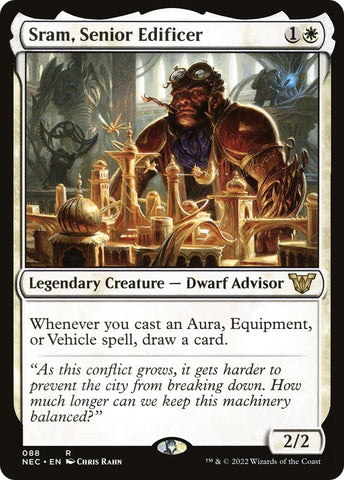 Image for Sram, Senior Edificer (88) [Commander: Kamigawa: Neon Dynasty]