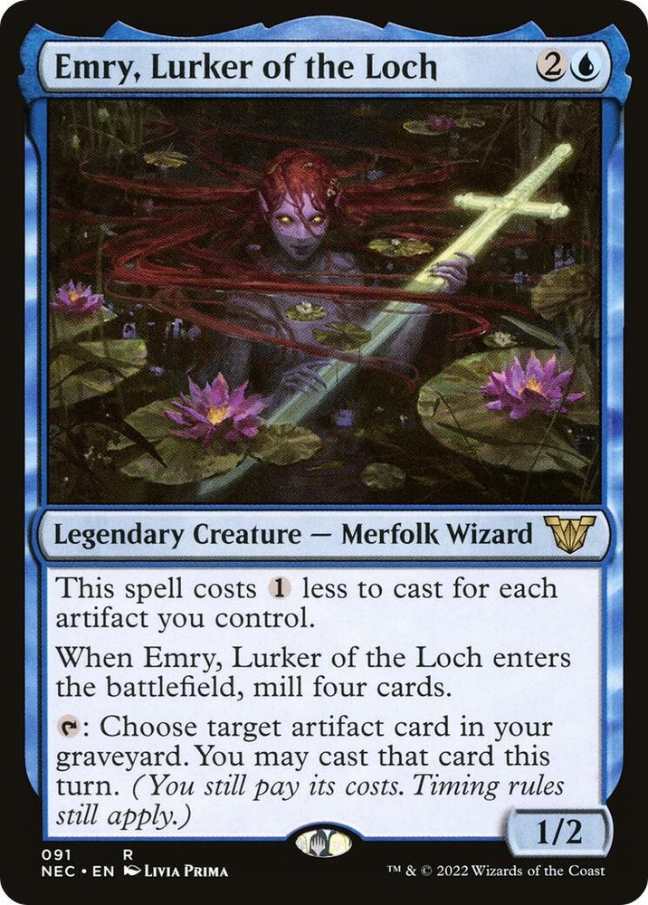 Image for Emry, Lurker of the Loch (91) [Commander: Kamigawa: Neon Dynasty]