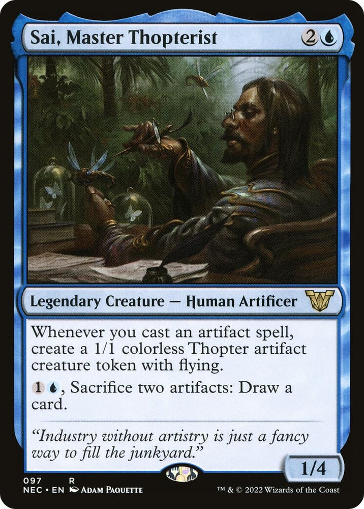 Image for Sai, Master Thopterist (97) [Commander: Kamigawa: Neon Dynasty]