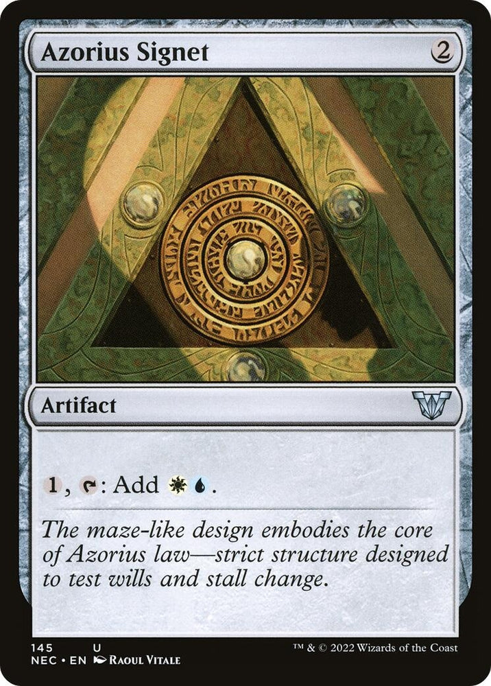 Image for Azorius Signet (145) [Commander: Kamigawa: Neon Dynasty]