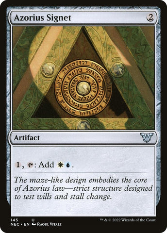 Image for Azorius Signet (145) [Commander: Kamigawa: Neon Dynasty]