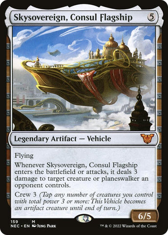 Image for Skysovereign, Consul Flagship (159) [Commander: Kamigawa: Neon Dynasty]