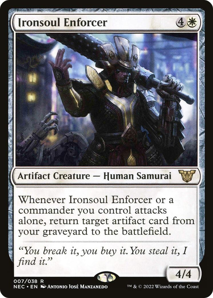 Image for Ironsoul Enforcer (7) [Commander: Kamigawa: Neon Dynasty]