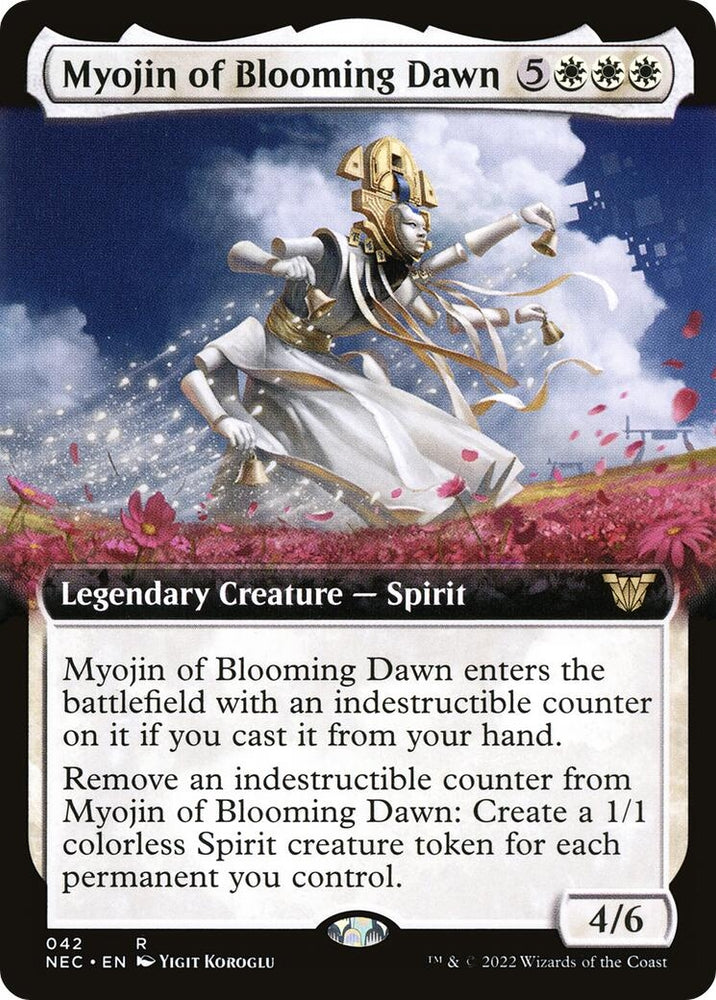 Image for Myojin of Blooming Dawn (Extended Art) (42) [Commander: Kamigawa: Neon Dynasty]