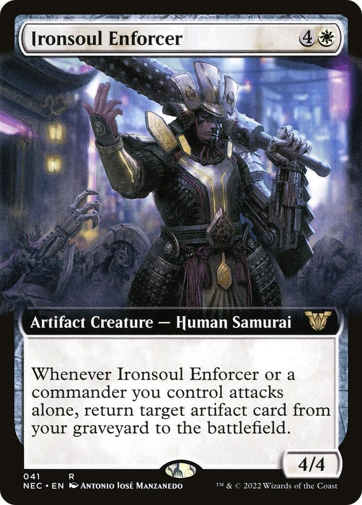 Image for Ironsoul Enforcer (Extended Art) (41) [Commander: Kamigawa: Neon Dynasty]