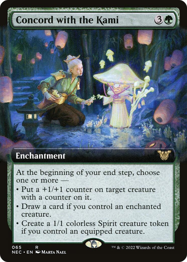 Image for Concord with the Kami (Extended Art) (65) [Commander: Kamigawa: Neon Dynasty]