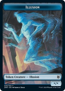 Image for Illusion (006) // Clue (016) Double-Sided Token (Challenger 2022) (6 // 16) [Unique and Miscellaneous Promos]
