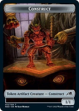Image for Construct (015) // Blood (017) Double-Sided Token (Challenger 2022) (15 // 17) [Unique and Miscellaneous Promos]