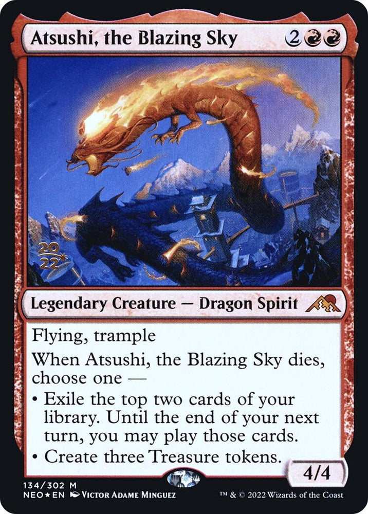 Image for Atsushi, the Blazing Sky (134) [Prerelease Cards]