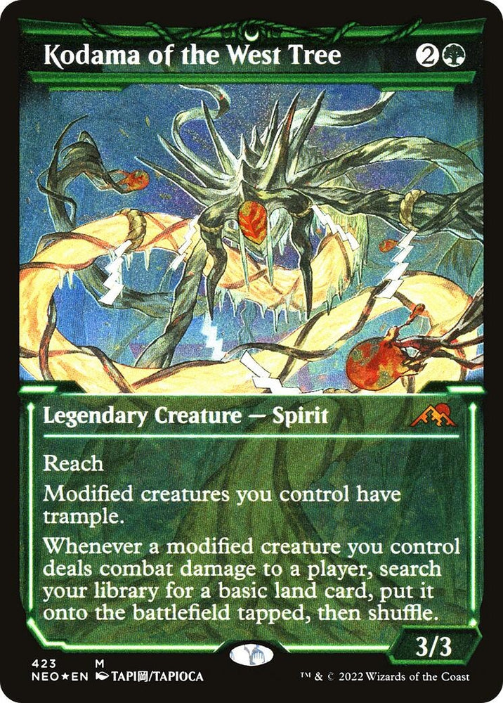 Image for Kodama of the West Tree (Showcase) (Foil Etched) (423) [Kamigawa: Neon Dynasty]