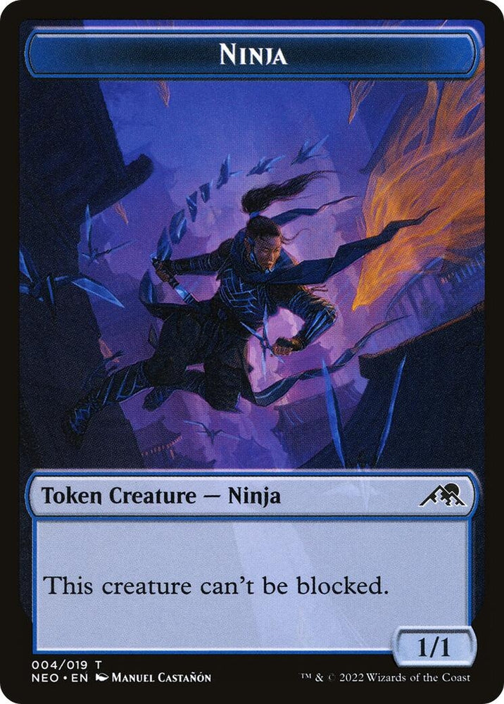 Image for Ninja Token (4) [Kamigawa: Neon Dynasty]