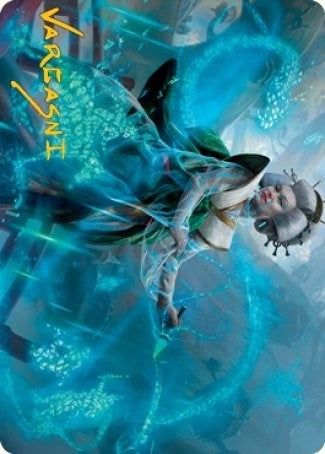 Image for Bearer of Memory Art Card (Gold-Stamped Signature) (1) [Art Series: Kamigawa: Neon Dynasty]