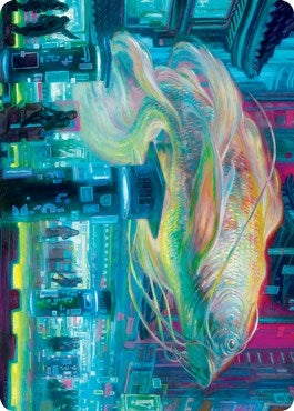 Image for Skyswimmer Koi Art Card (3) [Art Series: Kamigawa: Neon Dynasty]