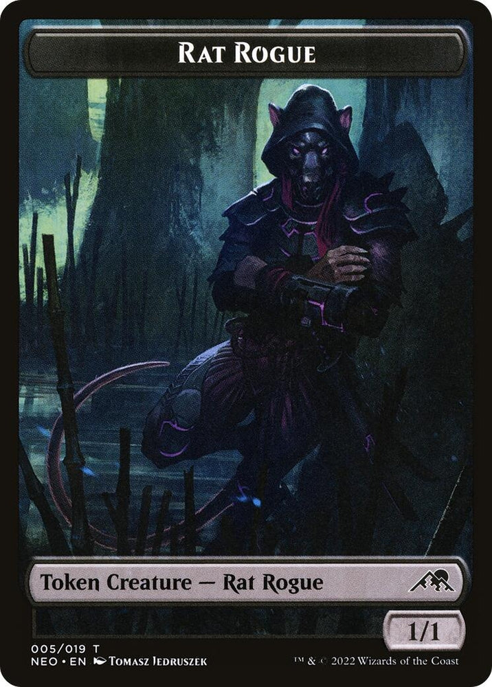 Image for Rat Rogue Token (5) [Kamigawa: Neon Dynasty]