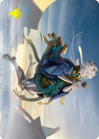 Image for Moonfolk Puzzlemaker Art Card (Gold-Stamped Signature) (6) [Art Series: Kamigawa: Neon Dynasty]