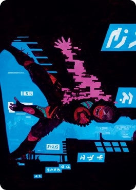 Image for Return to Action Art Card (12) [Art Series: Kamigawa: Neon Dynasty]