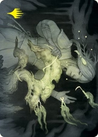 Image for Careful Cultivation Art Card (Gold-Stamped Signature) (21) [Art Series: Kamigawa: Neon Dynasty]
