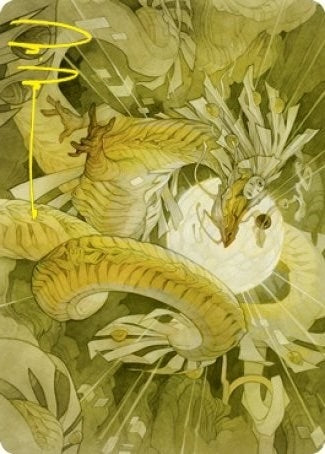 Image for Brilliant Restoration Art Card (Gold-Stamped Signature) (22) [Art Series: Kamigawa: Neon Dynasty]