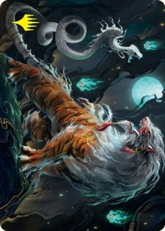Image for Gloomshrieker Art Card (Gold-Stamped Signature) (28) [Art Series: Kamigawa: Neon Dynasty]