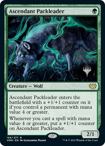Image for Ascendant Packleader [Promo Pack: Innistrad: Midnight Hunt]