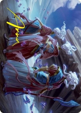 Image for Guardians of Oboro Art Card (Gold-Stamped Signature) (30) [Art Series: Kamigawa: Neon Dynasty]