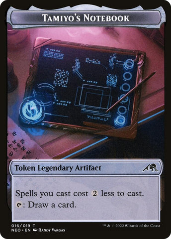 Image for Tamiyo's Notebook Token (16) [Kamigawa: Neon Dynasty]