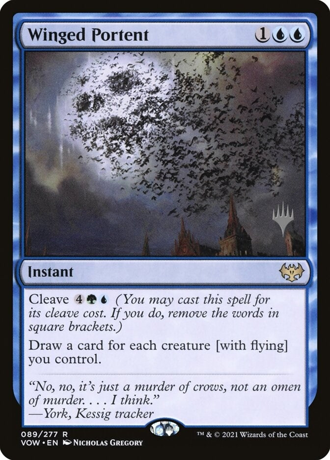 Image for Winged Portent [Promo Pack: Kamigawa: Neon Dynasty]