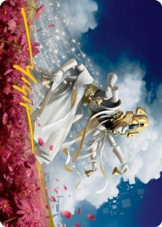 Image for Myojin of Blooming Dawn Art Card (Gold-Stamped Signature) (33) [Art Series: Kamigawa: Neon Dynasty]