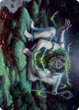 Image for Myojin of Towering Might Art Card (34) [Art Series: Kamigawa: Neon Dynasty]