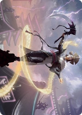 Image for Naomi, Pillar of Order Art Card (35) [Art Series: Kamigawa: Neon Dynasty]
