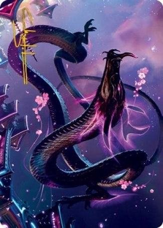 Image for Junji, the Midnight Sky Art Card (38/81) (Gold-Stamped Signature) (38) [Art Series: Kamigawa: Neon Dynasty]