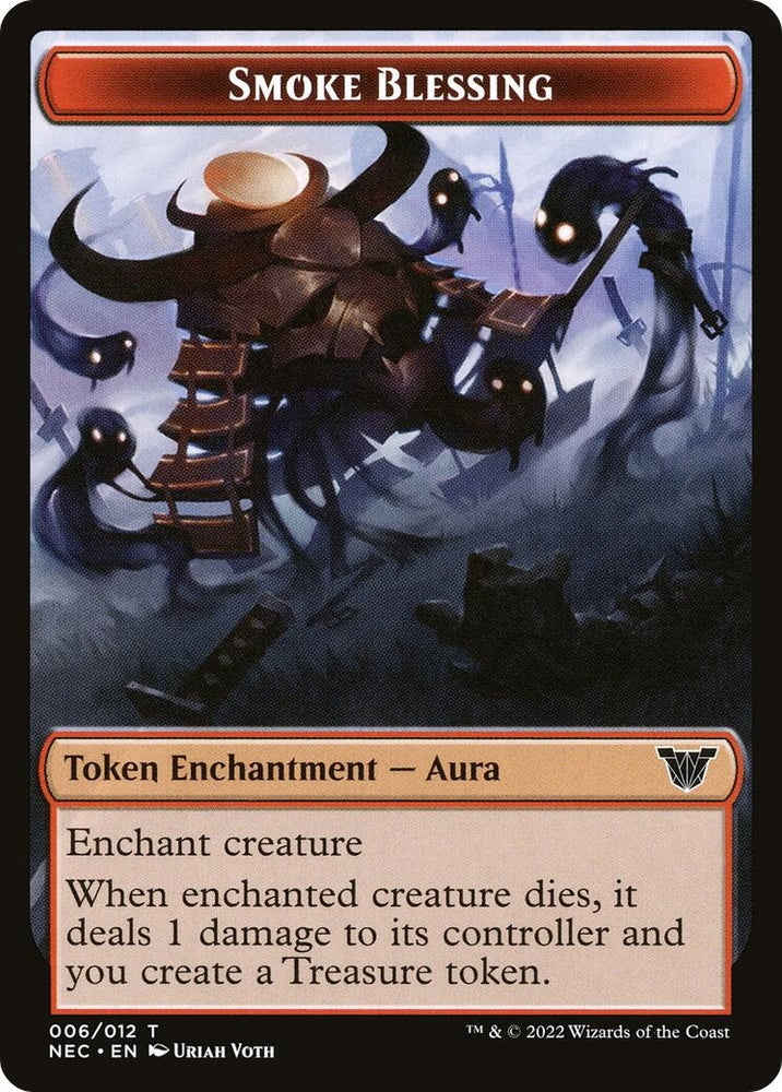Image for Smoke Blessing // Spirit (009) Double-sided Token (6 // 9) [Commander: Kamigawa: Neon Dynasty]