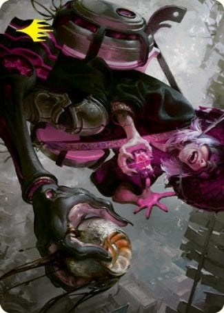 Image for Undercity Scrounger Art Card (Gold-Stamped Signature) (42) [Art Series: Kamigawa: Neon Dynasty]