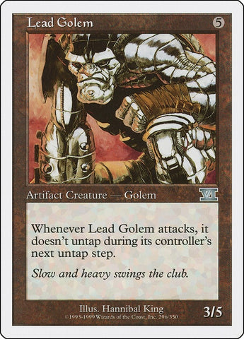 Image for Lead Golem (296) [Classic Sixth Edition]