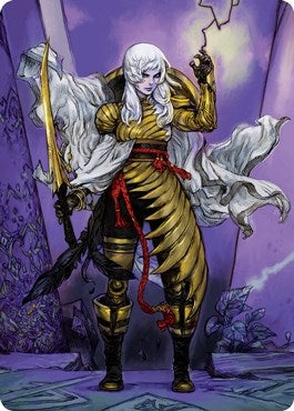 Image for The Wandering Emperor Art Card (49/81) (49) [Art Series: Kamigawa: Neon Dynasty]