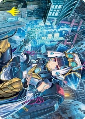 Image for Covert Technician Art Card (Gold-Stamped Signature) (51) [Art Series: Kamigawa: Neon Dynasty]