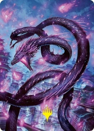 Image for Junji, the Midnight Sky Art Card (58/81) (Gold-Stamped Signature) (58) [Art Series: Kamigawa: Neon Dynasty]