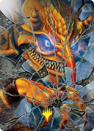 Image for Reflection of Kiki-Jiki Art Card (Gold-Stamped Signature) (64) [Art Series: Kamigawa: Neon Dynasty]