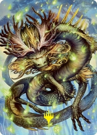 Image for Kura, the Boundless Sky Art Card (Gold-Stamped Signature) (66) [Art Series: Kamigawa: Neon Dynasty]