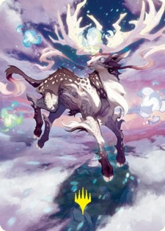 Image for Hinata, Dawn-Crowned Art Card (Gold-Stamped Signature) (68) [Art Series: Kamigawa: Neon Dynasty]