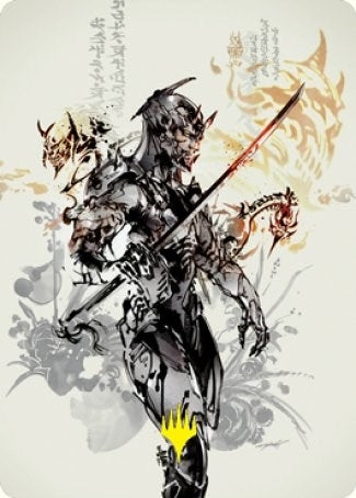 Image for Satoru Umezawa Art Card (73/81) (Gold-Stamped Signature) (73) [Art Series: Kamigawa: Neon Dynasty]