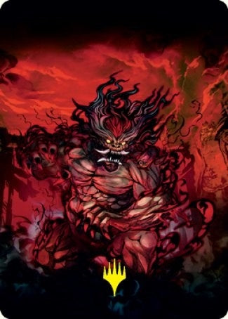 Image for Vessel of the All-Consuming Art Card (Gold-Stamped Signature) (77) [Art Series: Kamigawa: Neon Dynasty]