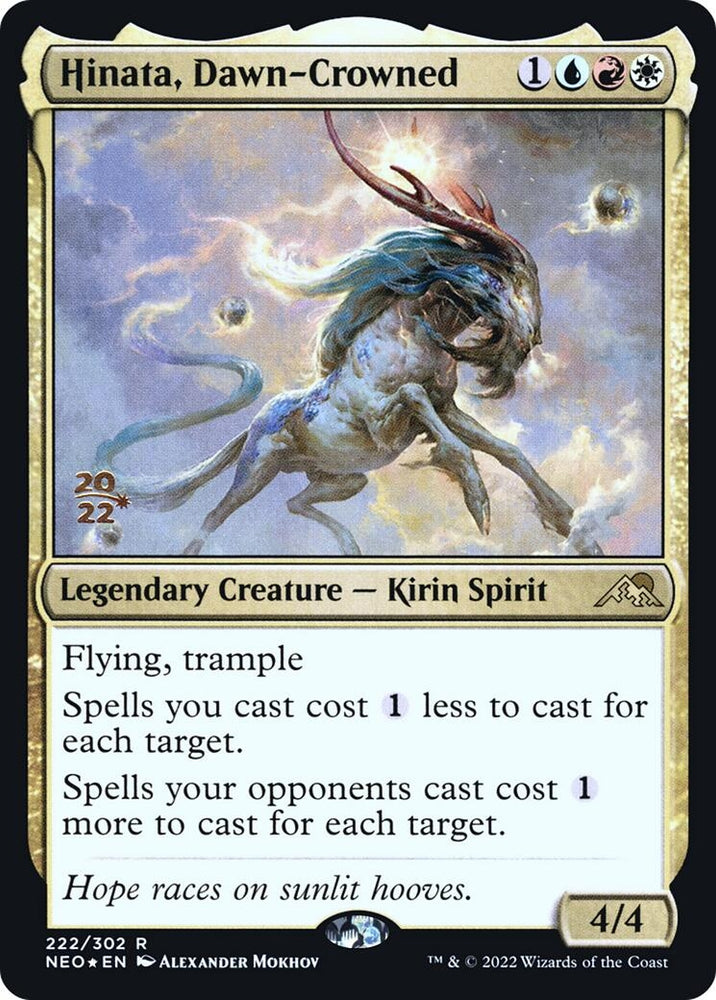 Image for Hinata, Dawn-Crowned (222) [Prerelease Cards]