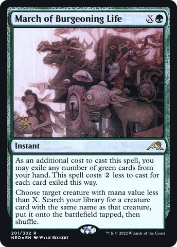 Image for March of Burgeoning Life (201) [Prerelease Cards]