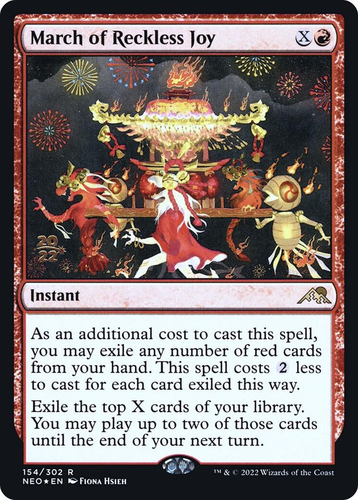 Image for March of Reckless Joy (154) [Prerelease Cards]