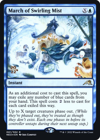 Image for March of Swirling Mist (61) [Prerelease Cards]