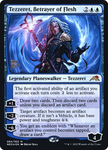 Image for Tezzeret, Betrayer of Flesh (84) [Prerelease Cards]
