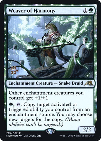 Image for Weaver of Harmony (213) [Prerelease Cards]